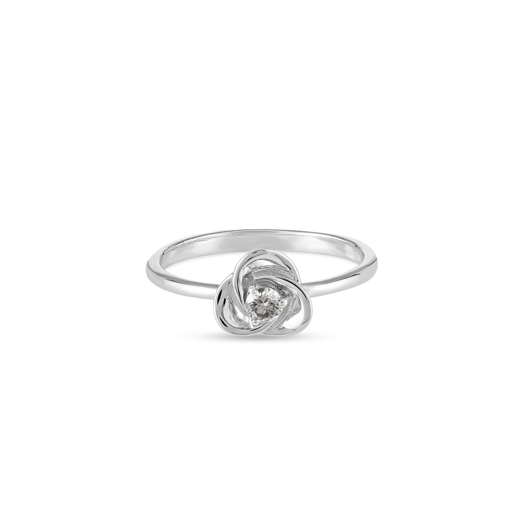 Love Knot Diamond Promise Ring