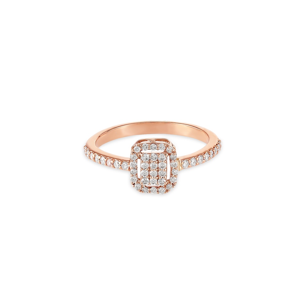 Opulent Frame Diamond Ring