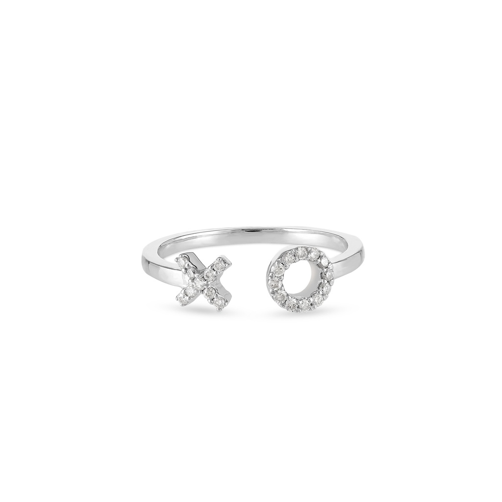 XO Open Diamond Ring