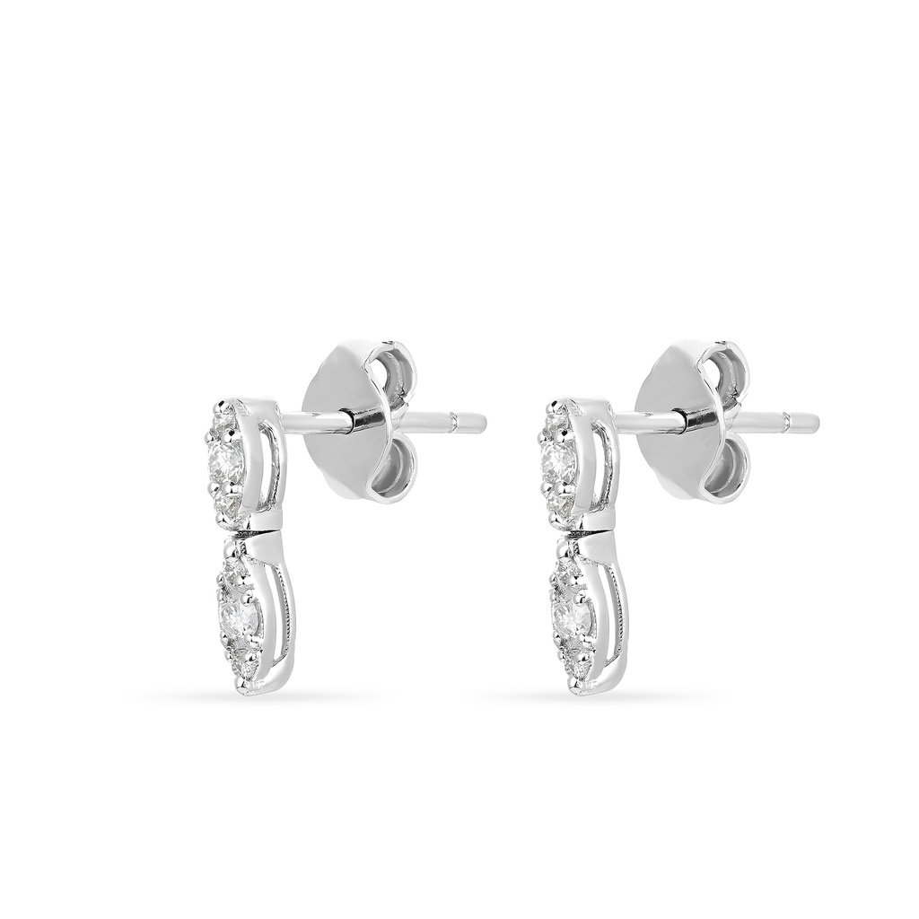 Luxe Cluster Diamond Earrings