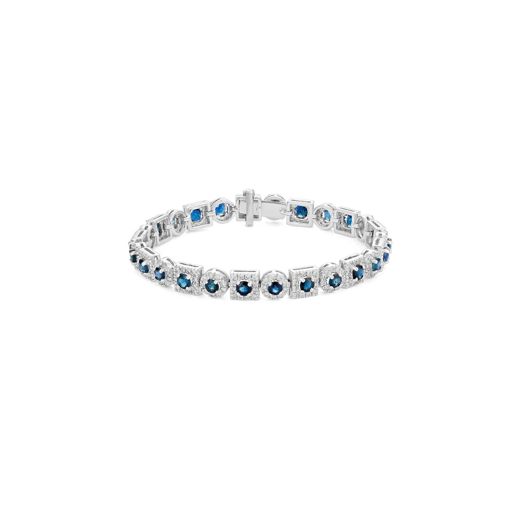 Blue Radiance Diamond Bracelet