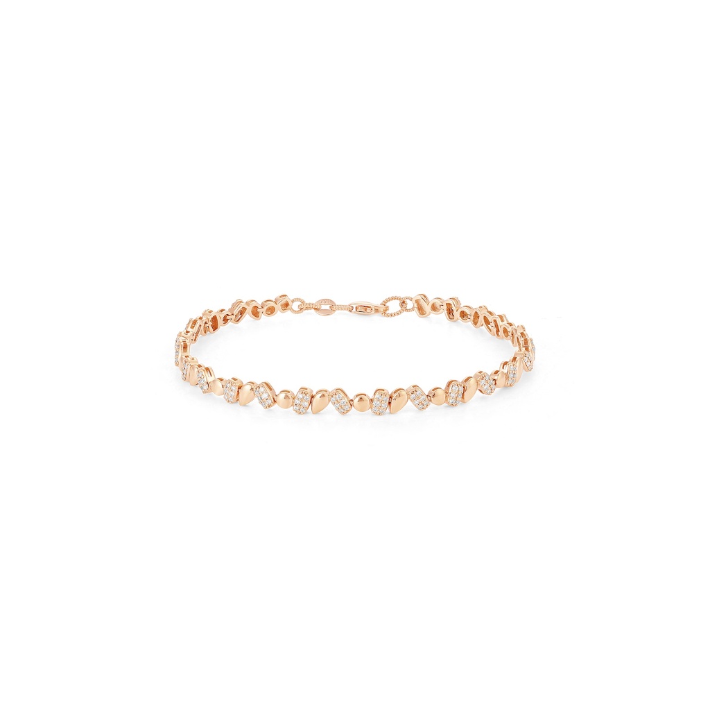 Multi Shape Diamond Linked Bracelet