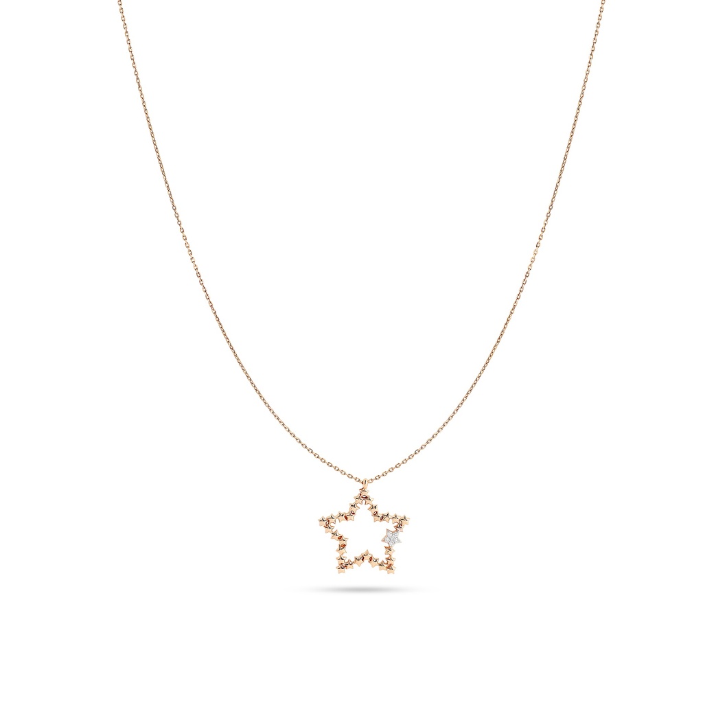 Star Diamond Pendant Necklace