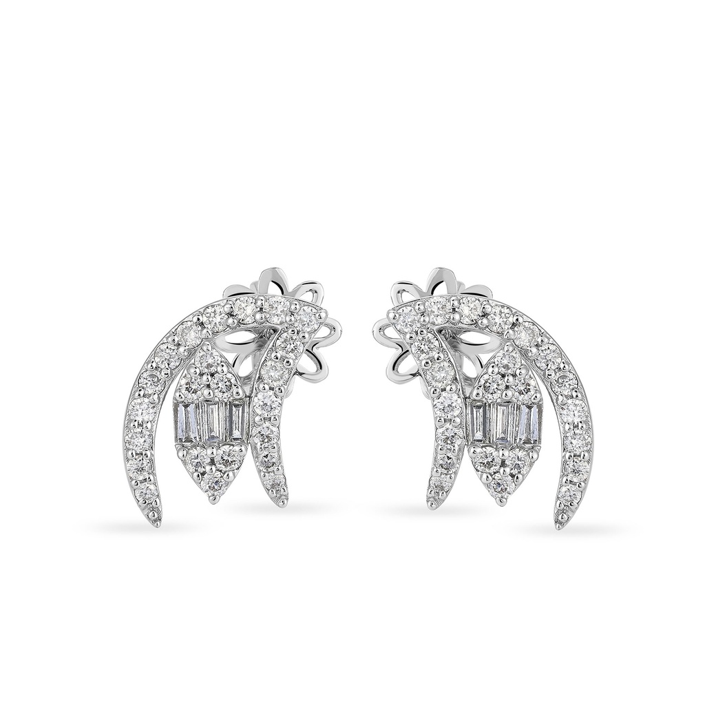 Angelic Radiance Diamond Stud Earrings