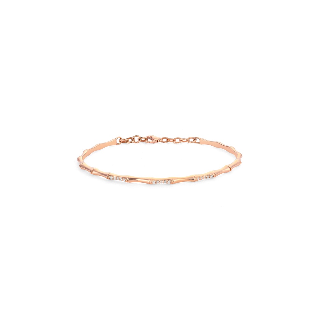 Bamboo Diamond Bangle