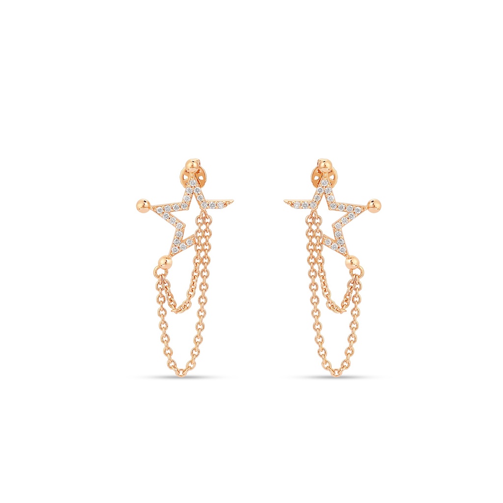 Star Dancer Diamond Dangle Earring