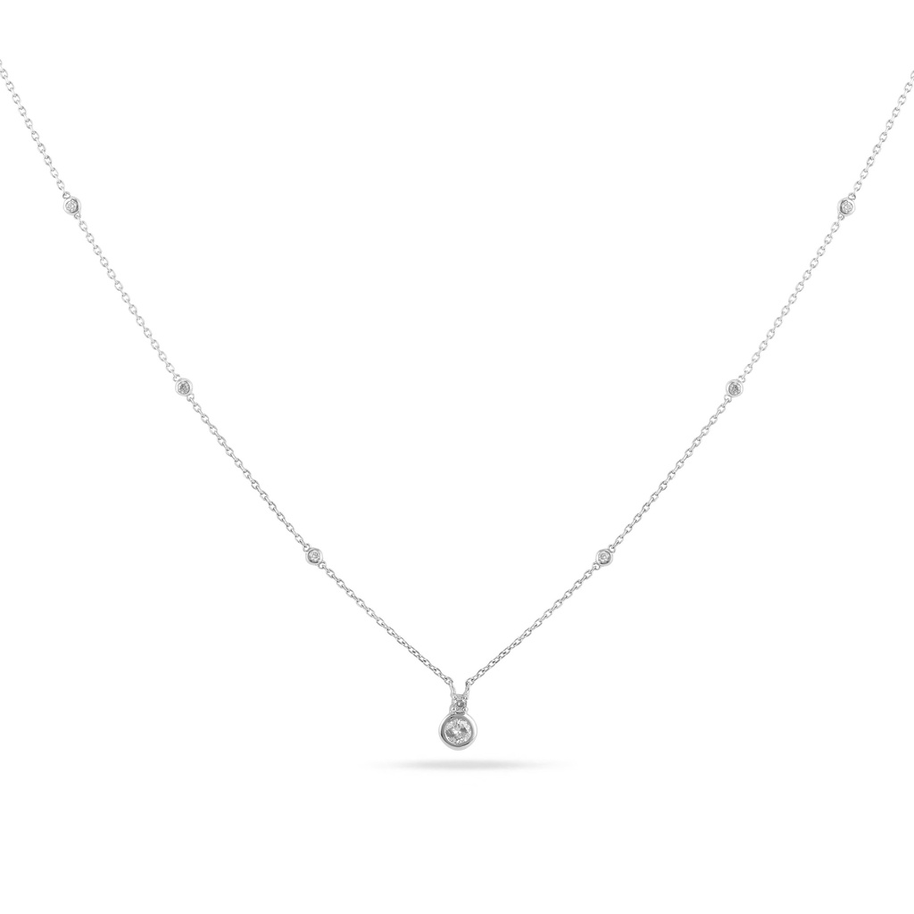 Dual Radiance Diamond Lariat Necklace