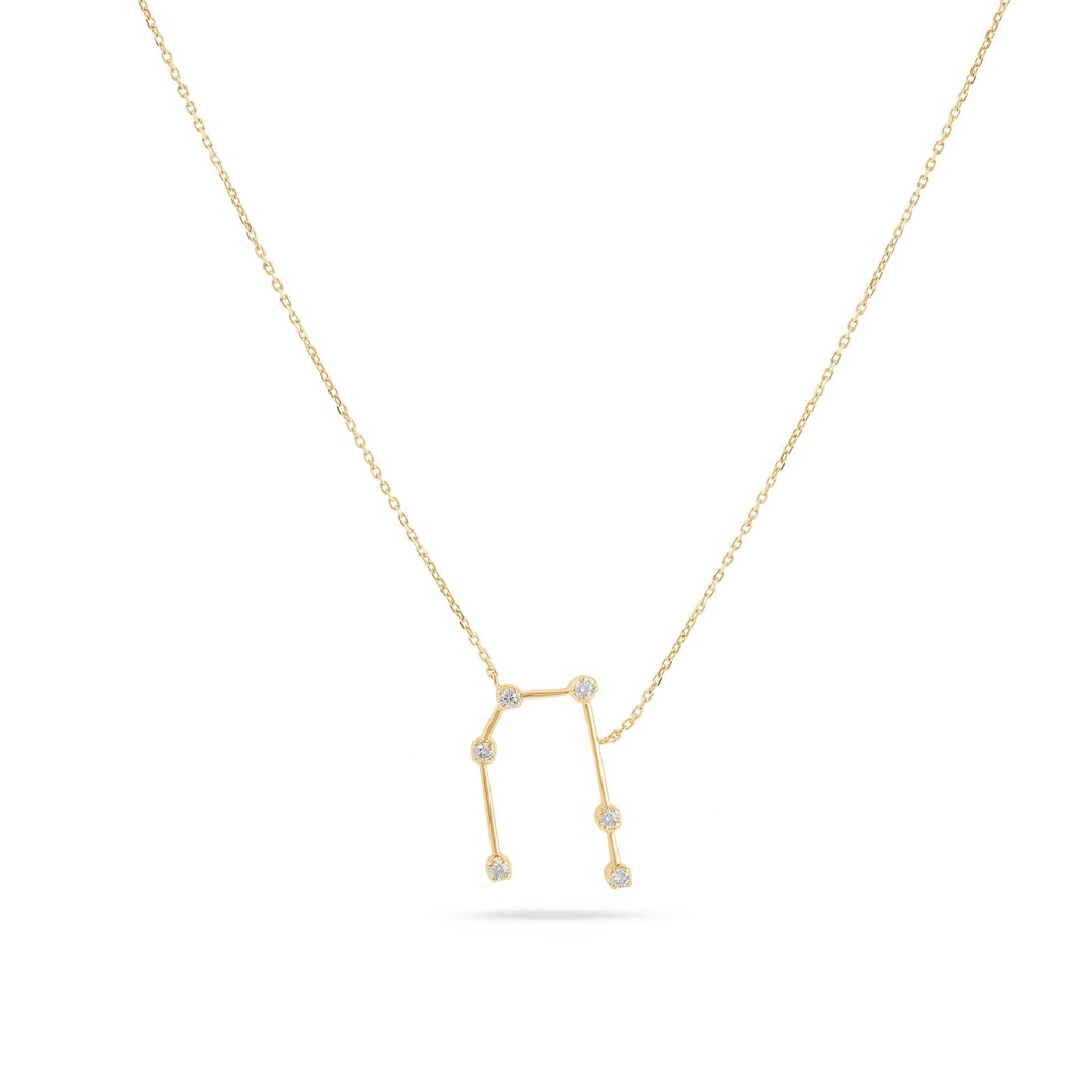 Zodiac Gemini Diamond Necklace