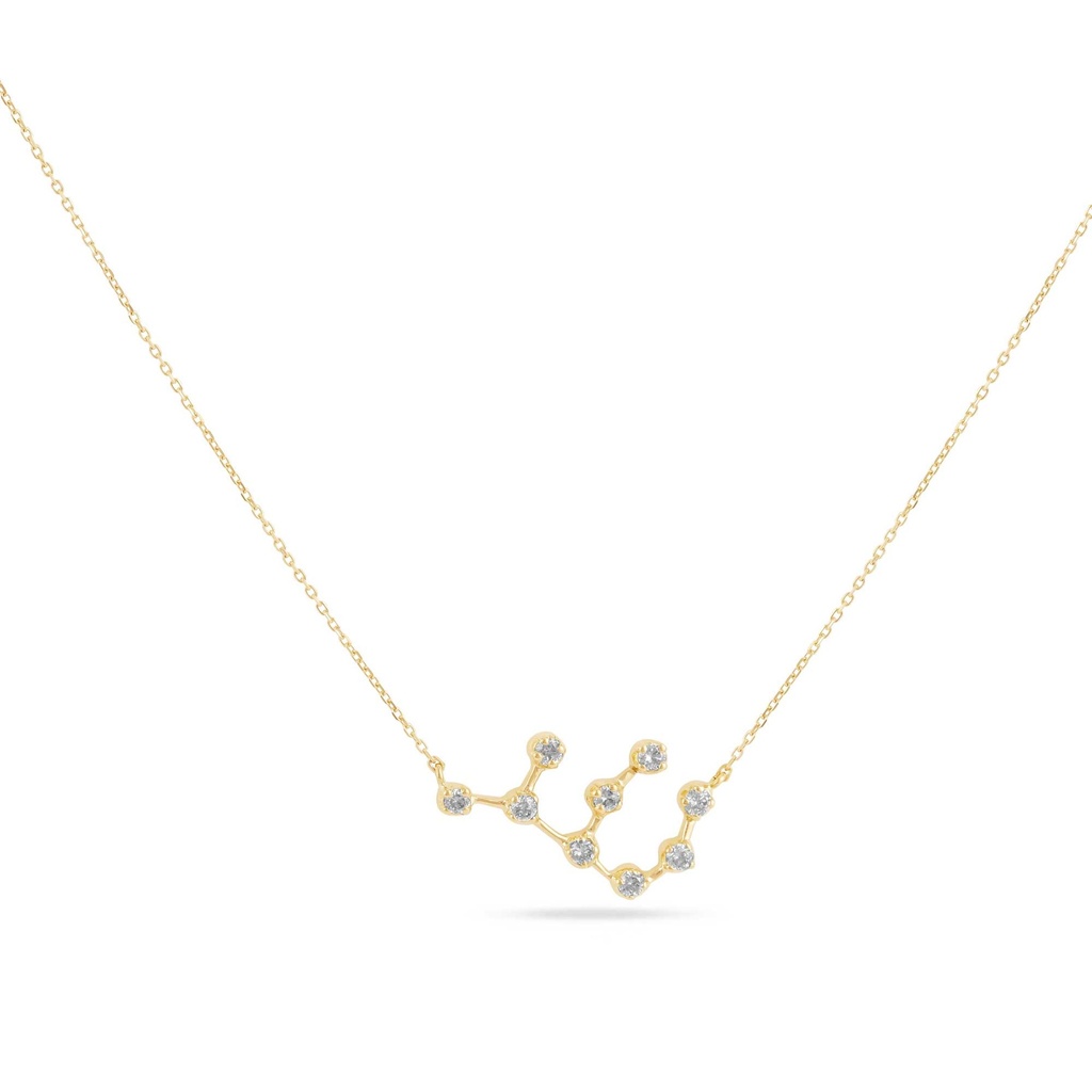 Zodiac Virgo Diamond Necklace 