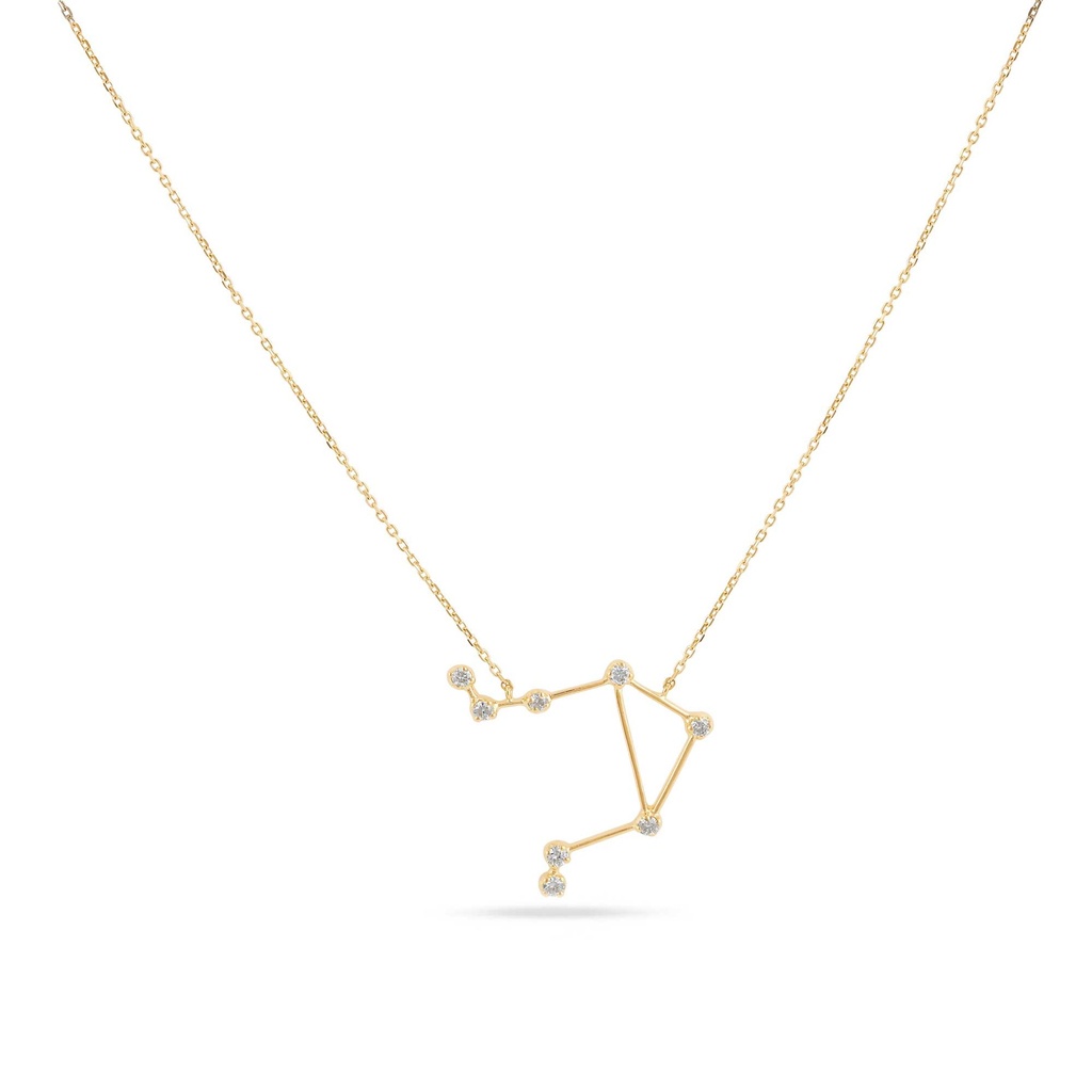 Zodiac Libra Diamond Necklace