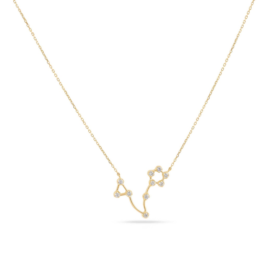 Zodiac Pisces Diamond Necklace