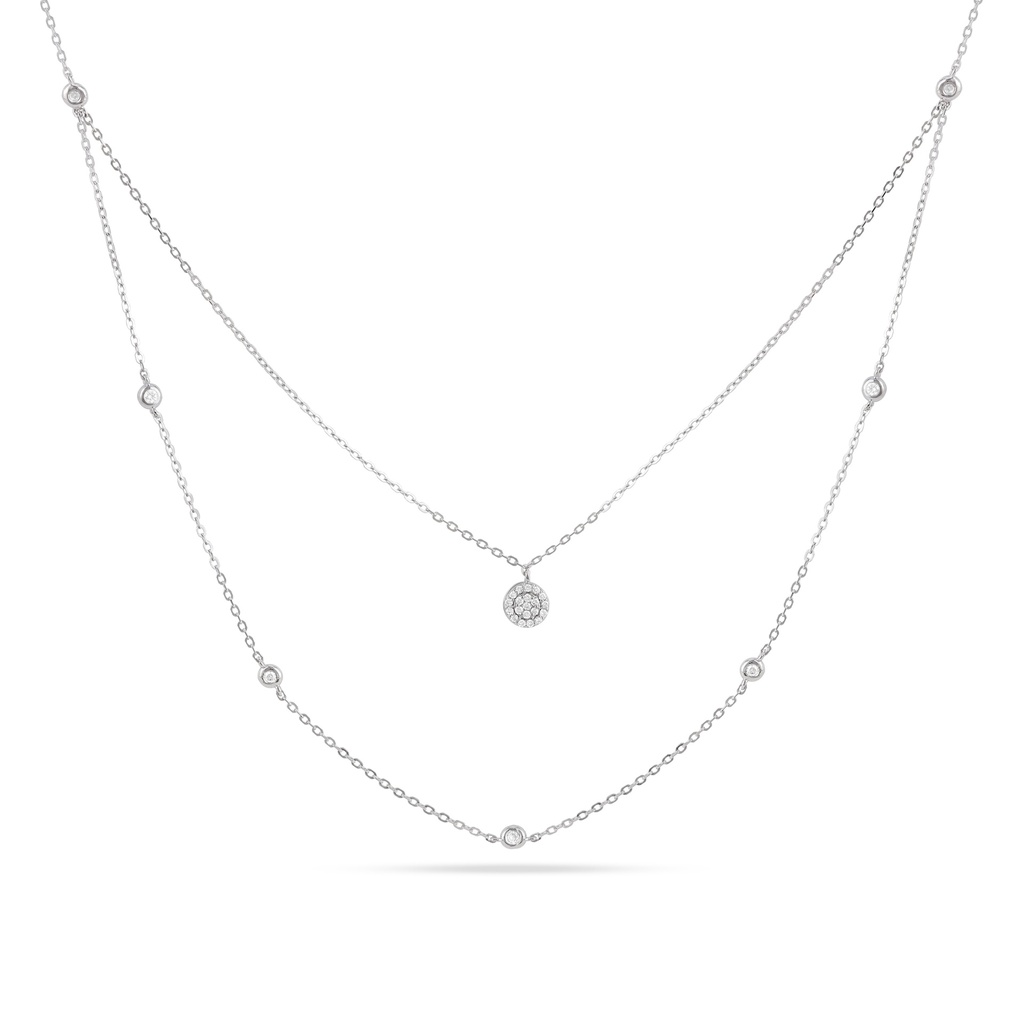 Elegance Layered Diamond Necklace